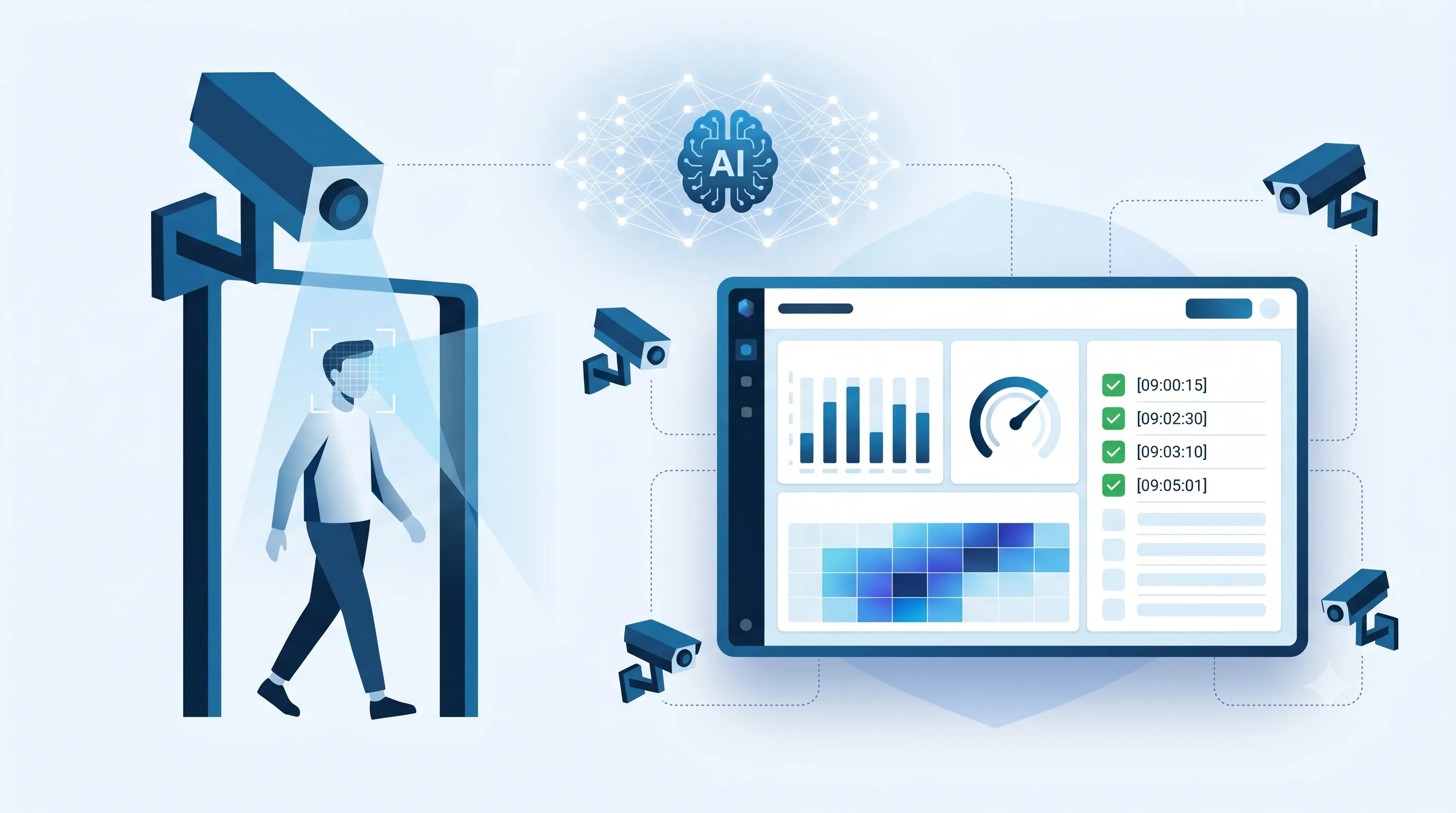 AI-powered facial recognition attendance tracking system