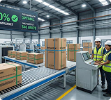 Blue Star dispatch line after Sieora AI package strap detection