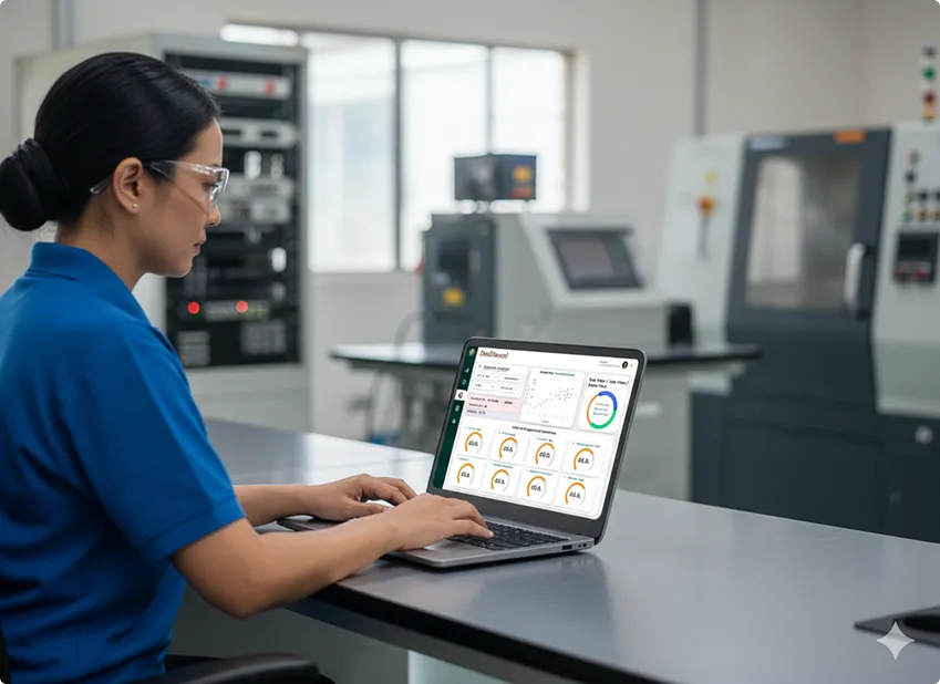 Sieora IoT sensors and edge gateway deployed on machines during rollout — KH Industries