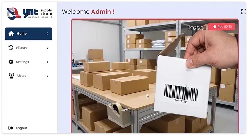 Sieora searchable packing footage dashboard retrieving video by order number — YNT Supply Chain