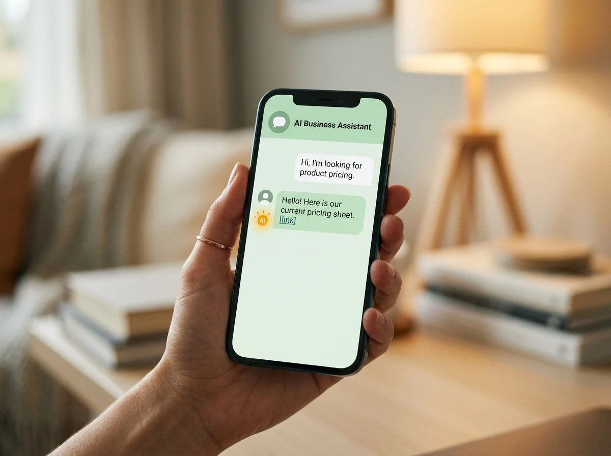 WhatsApp chatbot development on the WhatsApp Business API