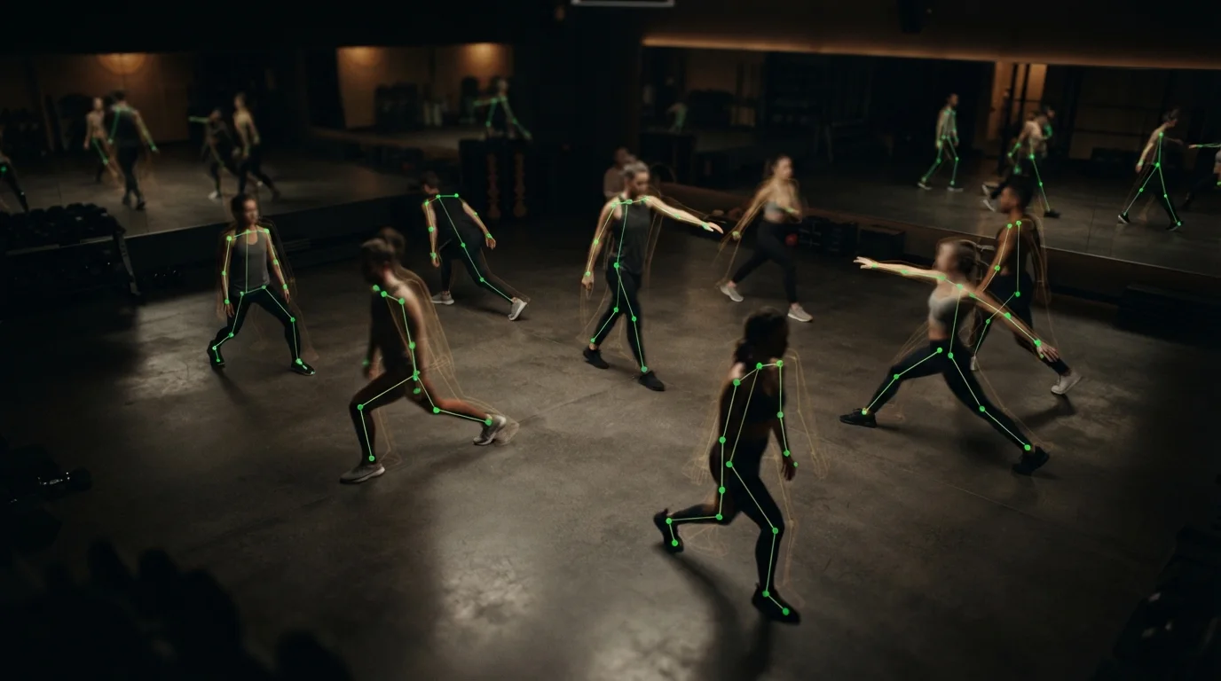 Computer vision pose and movement tracking of people