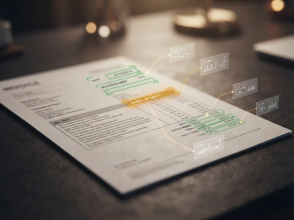 OCR and document AI extracting text and fields from scanned documents