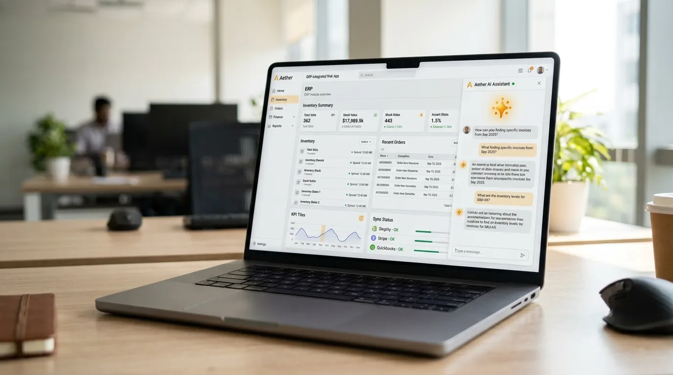 In-app AI assistant copilot inside a web application